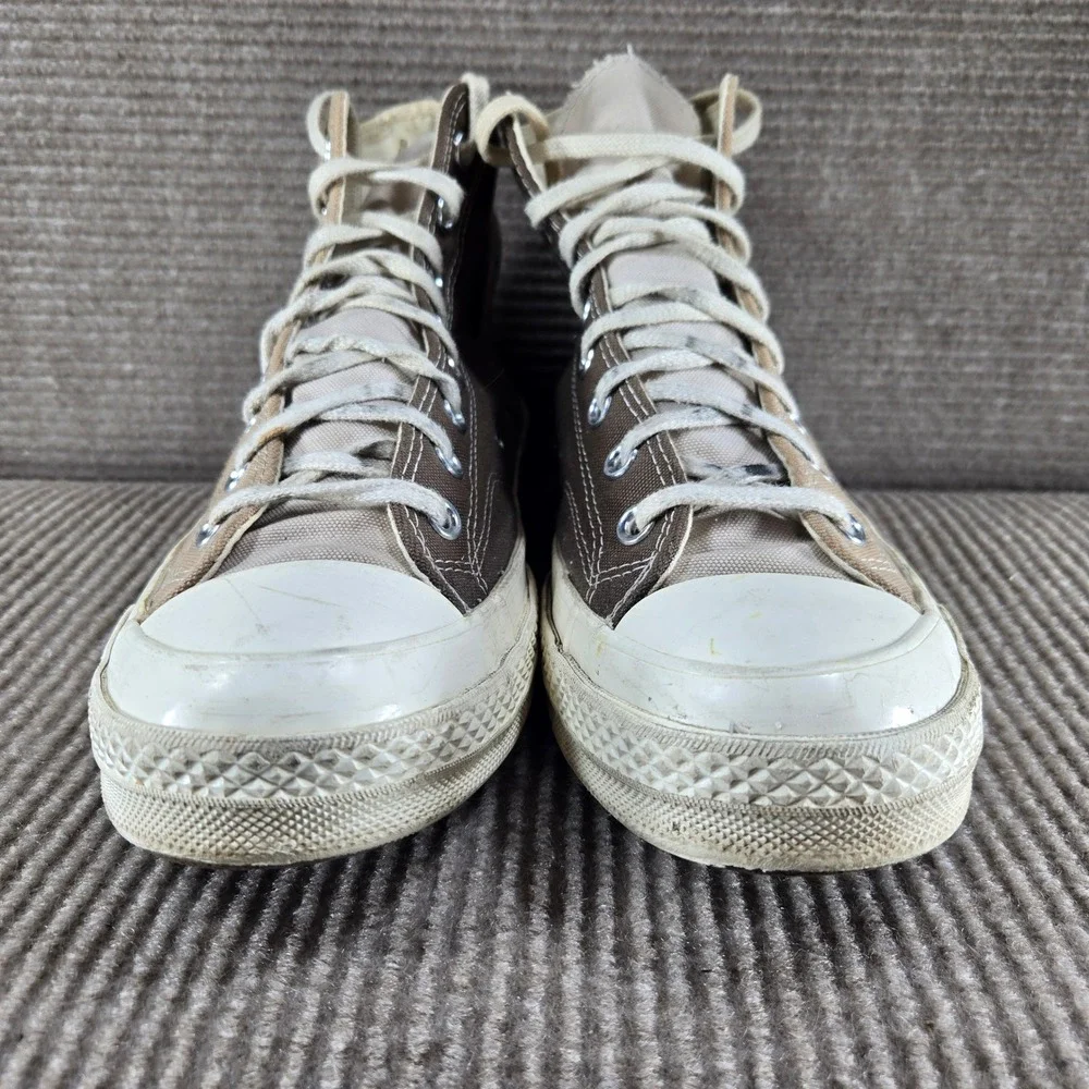 Converse Unisex 9.5 Brown Tan Split Panel Chuck 70 High Top Sneakers A01645C - Picture 2 of 8